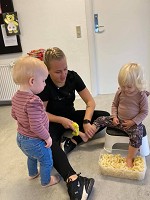 Vi sanser med pasta, det styrker taktilsansen